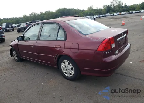 2003 Honda Civic Lx из США, поврежденный, VIN 2HGES16593H566040